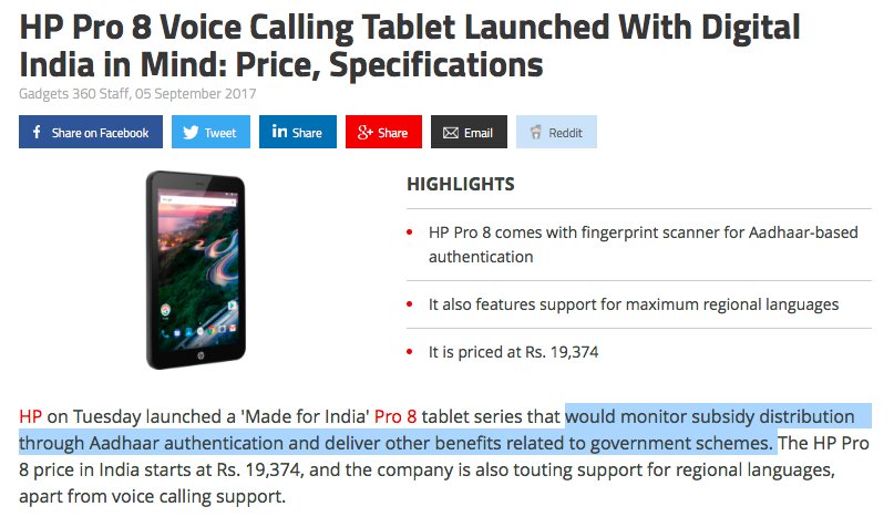 materiel's tweet photo. The "Made for India" #HP Pro 8 features #FPC1025 / #FPC1145 + @DeltaIDIris? FPC1025 in HP Elite x3. #Aadhaar #DeltaID #IrisID #sensor https://t.co/IAmgZrpkmZ