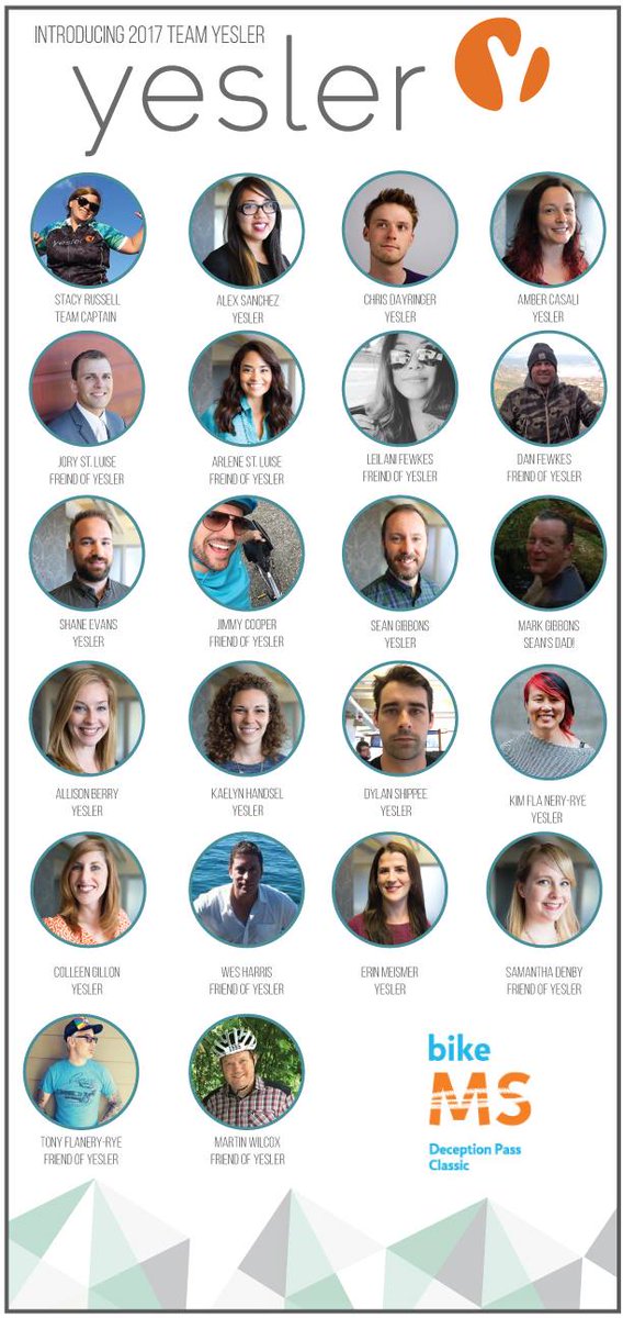 Sat I will be riding w/ <a href="/YeslerB2B/">Yesler</a> at <a href="/mssociety/">National MS Society</a> #BikeMS  for those suffering from MS! Pls #Donate to find a #cure! ow.ly/ru8n30eXus2