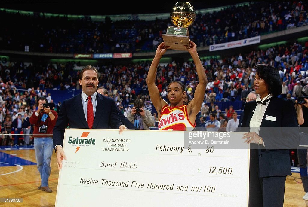 robbharskamp's tweet image. Bring back the oversized checks! #spudwebb #dunkcontest #1986