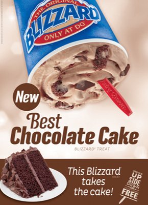 Love #chocolatecake? We’ve got your number at DQ! Try our rich Best Chocolate Cake #BLIZZARD treat and oven-hot Molten Lava Cake à la mode.