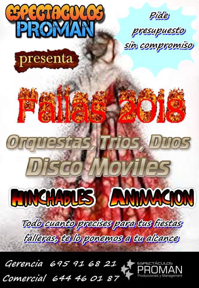 Abierta contratación fallas 2018