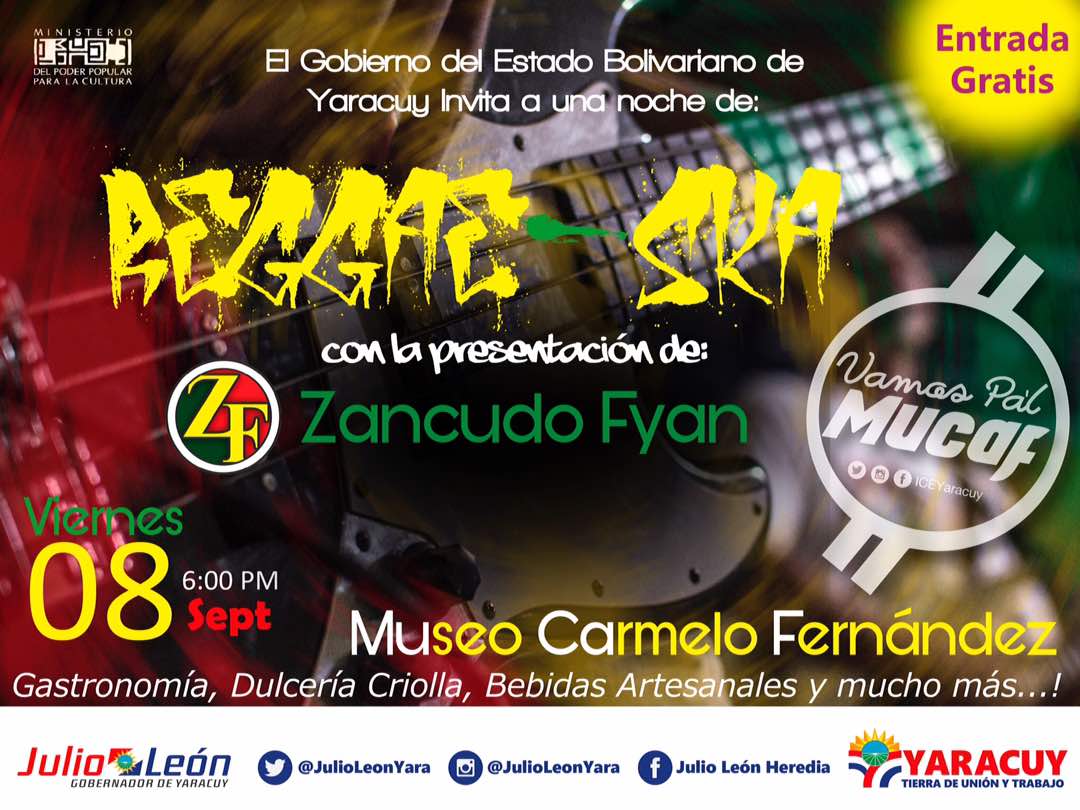 cyayaracuy's tweet photo. Vamos pal MUCAF este viernes te esperamos en el Museo Carmelo Fernández. San felipe, Yaracuy. https://t.co/nD9CNmy5y3