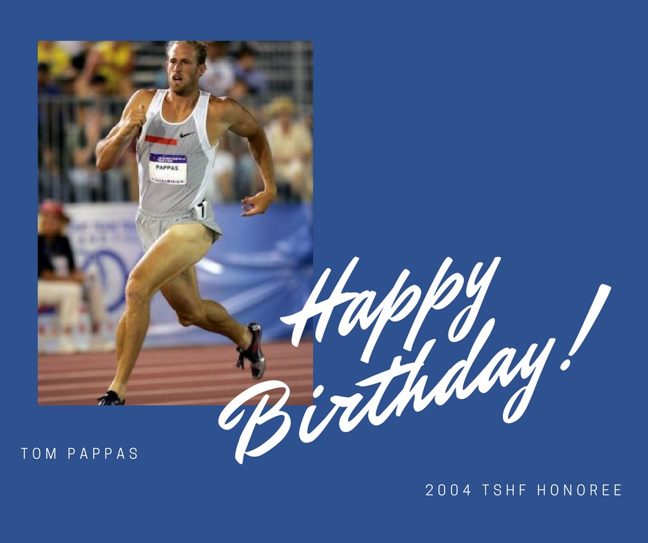 The would like to wish former decathlete Tom Pappas a Happy Birthday! 