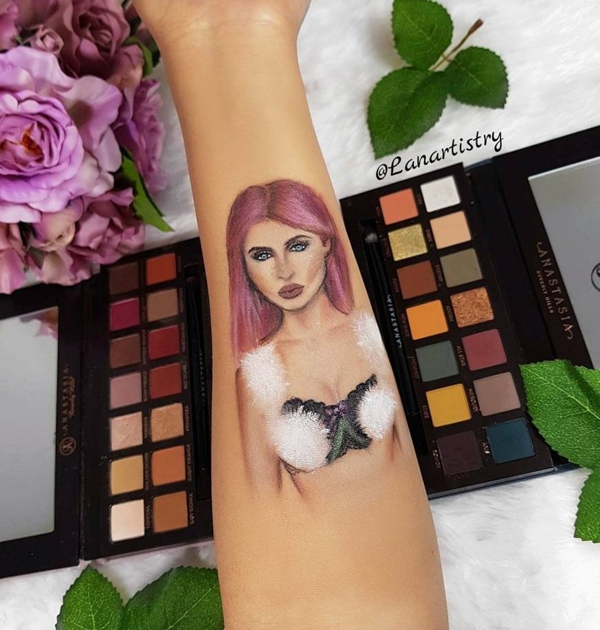 Who even needs food! #broke 😄 loving my new palette! #abhsubculture #norvina #abhcosmetics