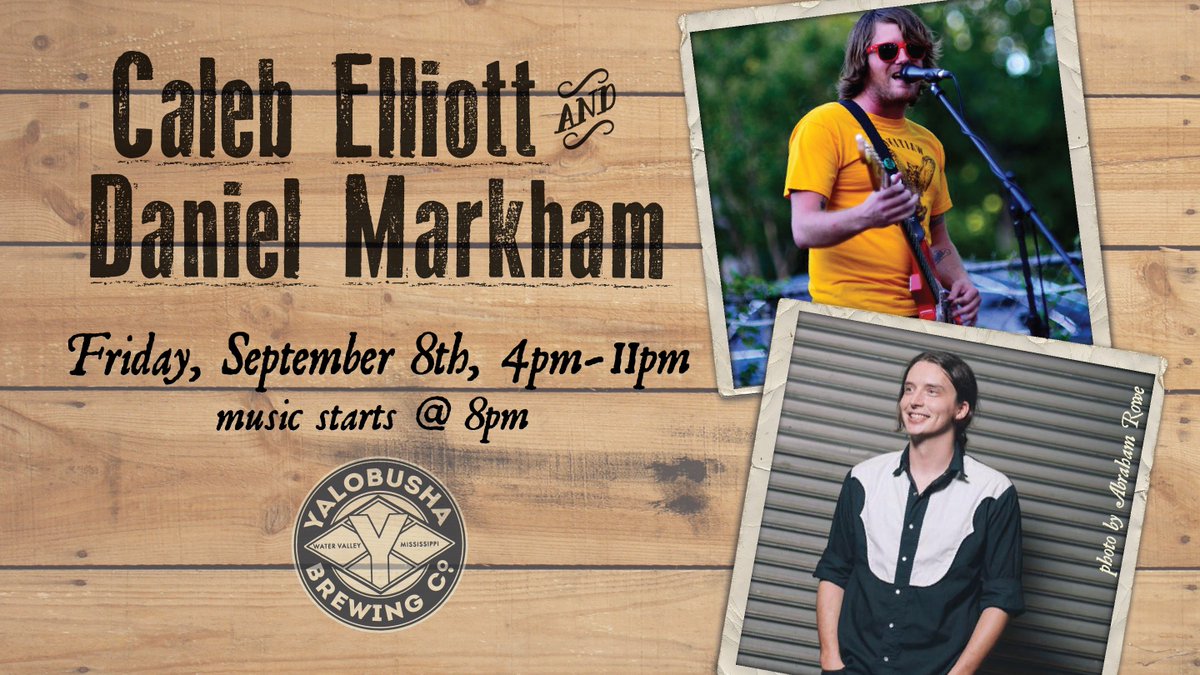 Fri, Sept 8th: Live music with @calebelliottnow &amp; <a href="/DanielMarkham/">Daniel Markham</a> starting at 8pm. Open 4-11pm @BitsArcade <a href="/FergndansPizza/">Fergndan's Pizza</a> <a href="/HeartbreakCoffe/">Heartbreak Coffee</a>
