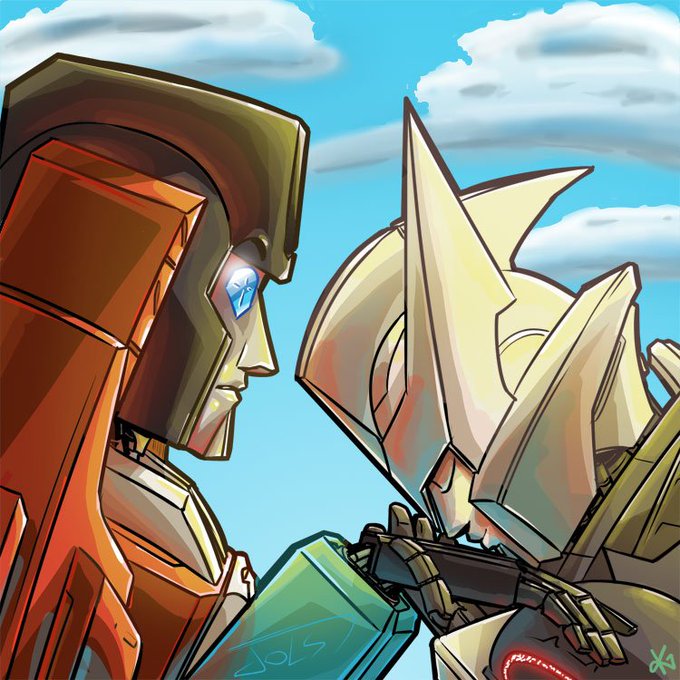 Cute Perceptor and Drift lines by. colors by me. 