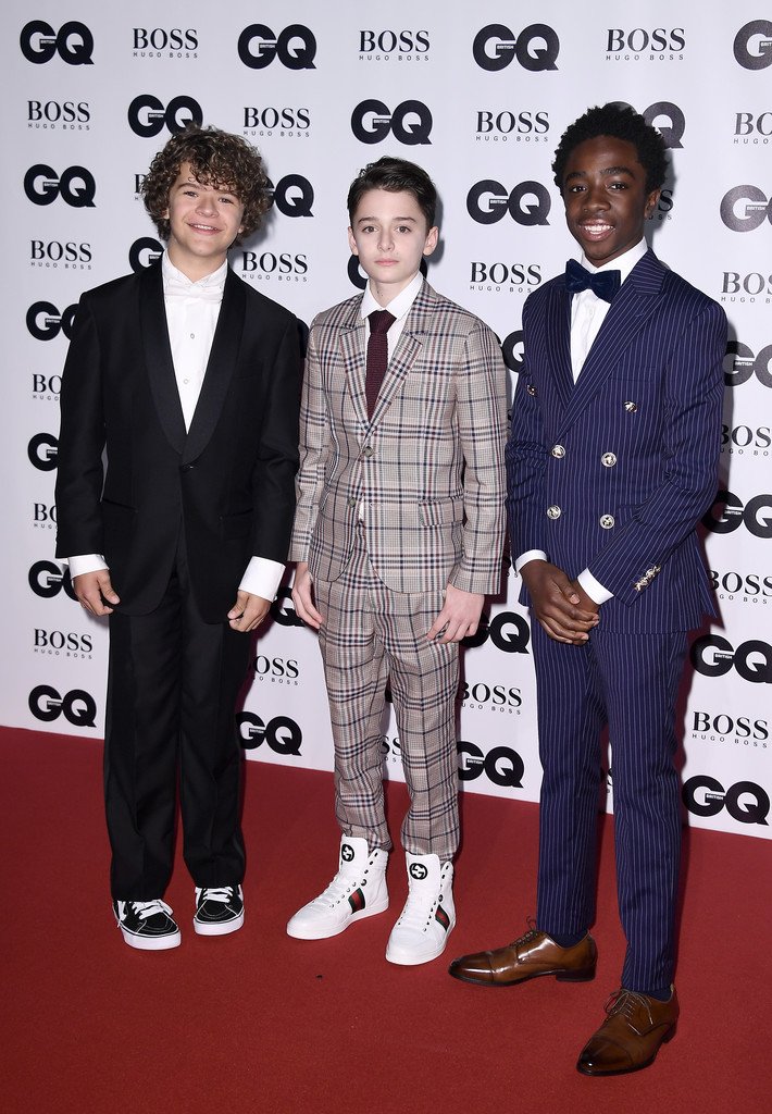 suit with gucci shoes
