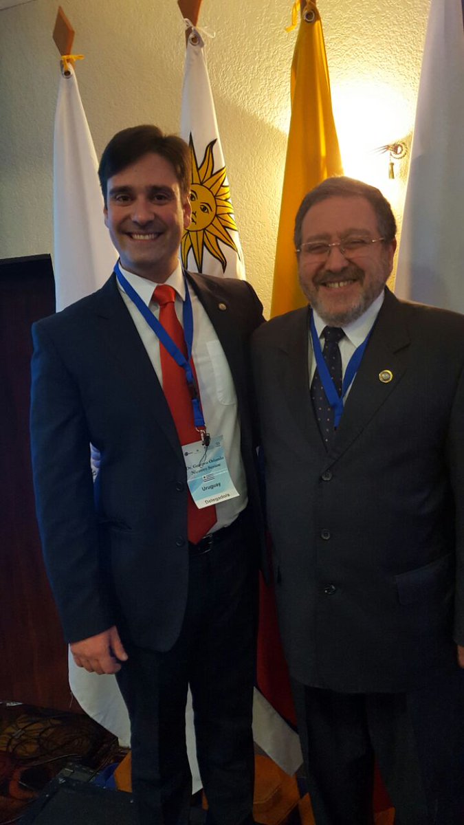 III Ronda de Talleres en Managua, en ejercicio de la Secretaría Permanente junto al Dr. Gustavo Nicastro, Coordinador Nacional por Uruguay.