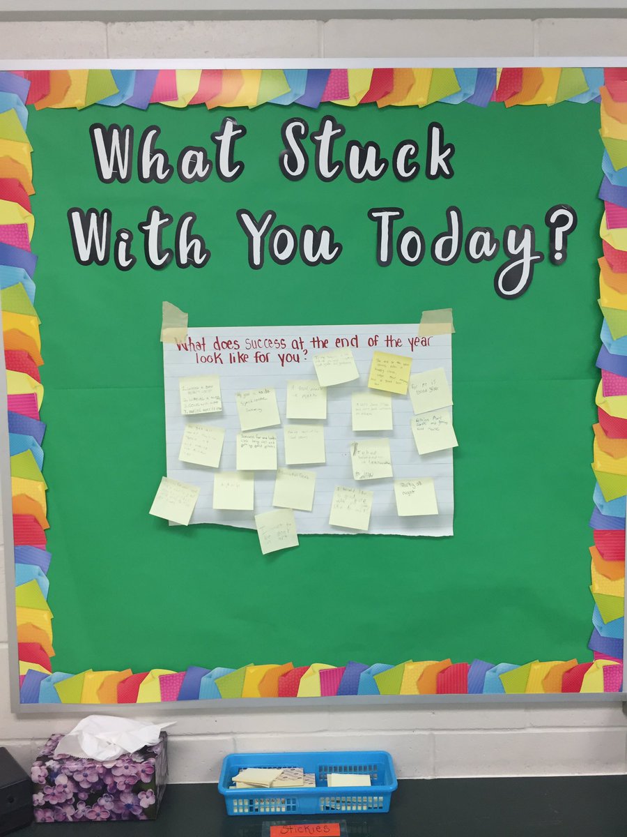 SKentsclassroom's tweet photo. What stuck with you today?! A quick and easy way to see daily student learning! #ocsb #exitcards https://t.co/XnNINGhnVW