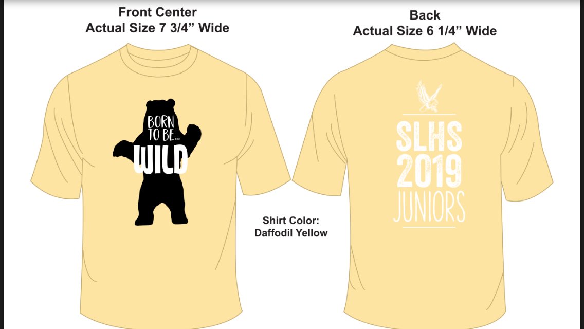 Don't forget to order your Class of 2019 T-Shirt!
docs.google.com/forms/u/1/d/e/…