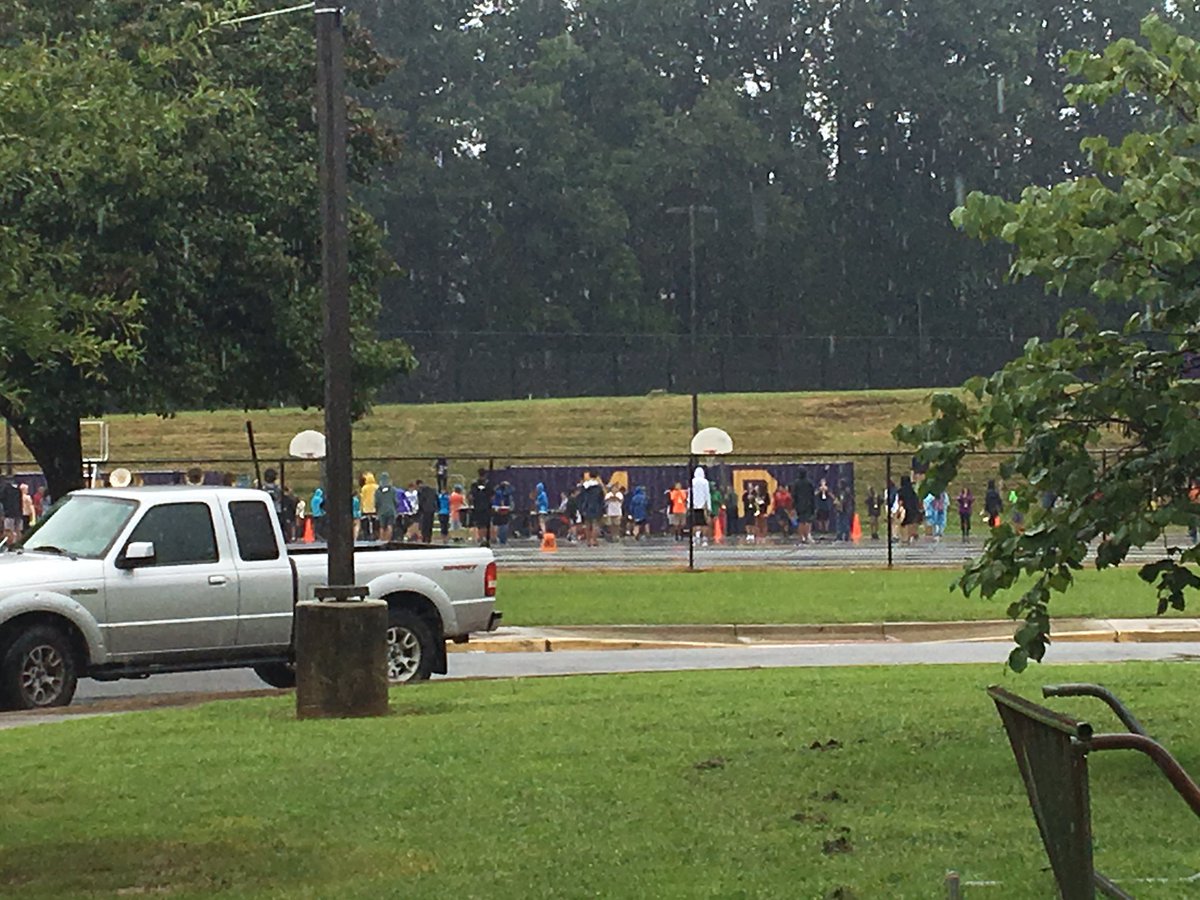 MsBrown_Sci's tweet photo. True dedication. The LBSS marching band practicing in the rain #commitment https://t.co/Kl2IPP2ByL