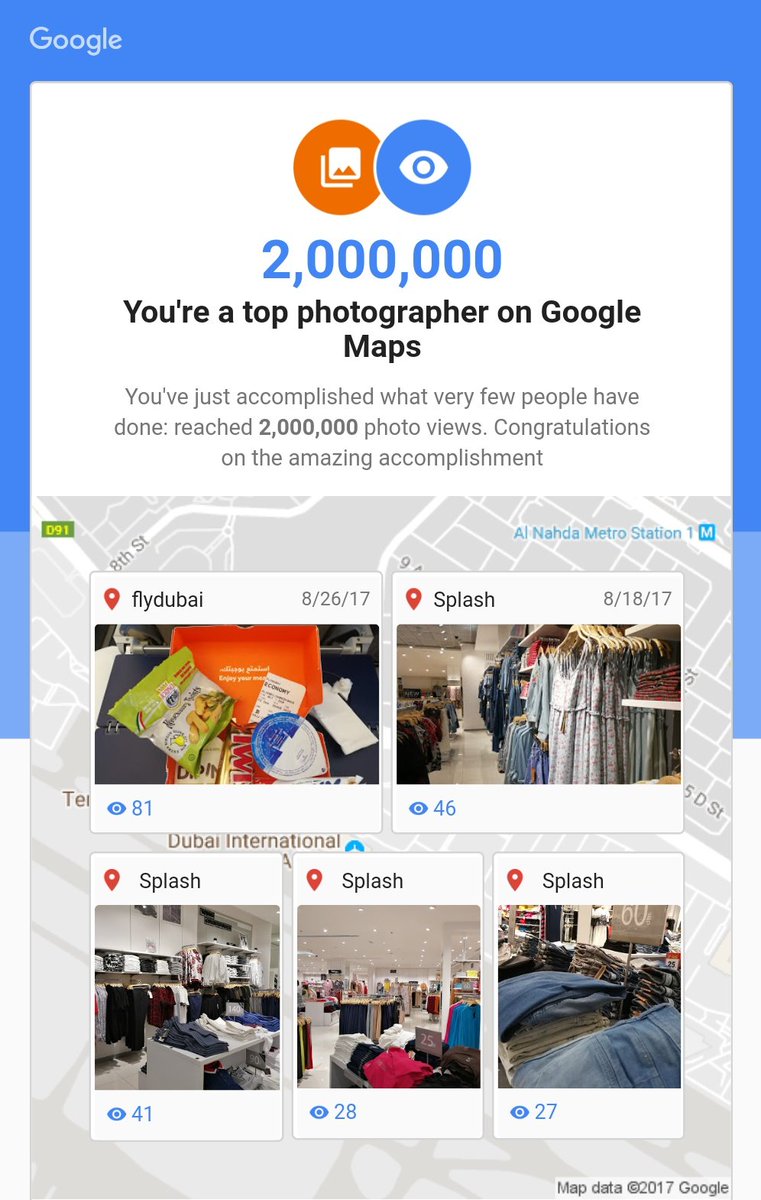 Hamed_AlJabri's tweet image. 2 Millions views and counting...
#GoogleMaps
#local_guide
#local_guides
#LGSummit17
#Google_LG
@localguides
@googlemaps
#2Million_Views