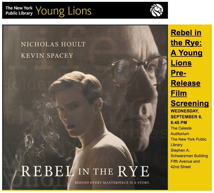 IndieFilmCom's tweet image. #RebelintheRye screens TONIGHT at 6:45pm ET with @nypl, Q&amp;amp;A w/ @NicholasHoult, @Dannystrong &amp;amp; host David O. Russell! bit.ly/2xbnsDr