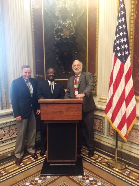 SJCOG's tweet photo. @ChesleyAndrew @Elbert_Holman &amp; @SJGov Supervisor Chuck Winn in DC discussing transportation issues as part of #ValleyVoice2017 delegation. https://t.co/fhaFMAYoxr
