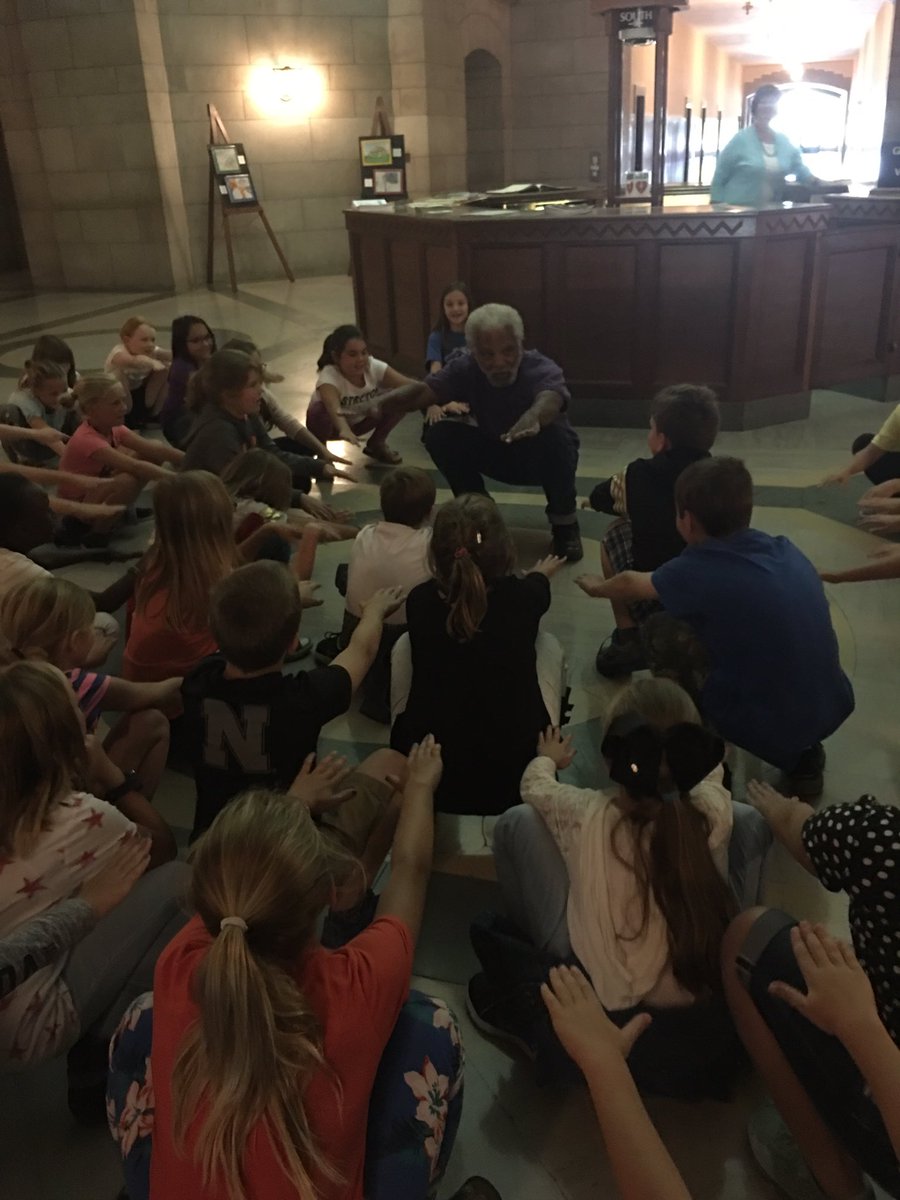 LJDouglas's tweet photo. What an awesome day!! We even got to meet Governor Ricketts & Senator Ernie Chambers! #NEhistory #Mac4th #McDmustangs ❤️ 🚌 https://t.co/KziYVermO7