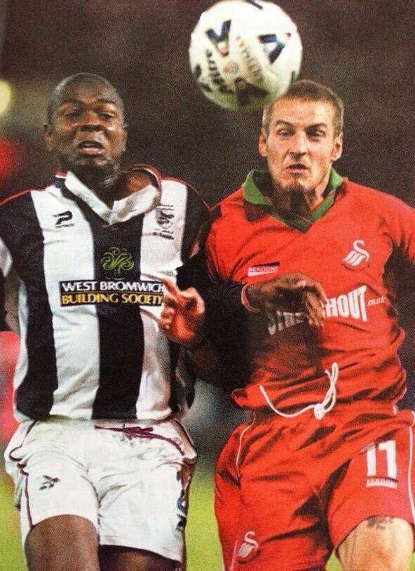 SwanThisDay's tweet photo. 2000: First Division West Brom strike late at the Hawthorns to knock Swans out of the League Cup 2–1 on aggregate https://t.co/vujEASe9NY