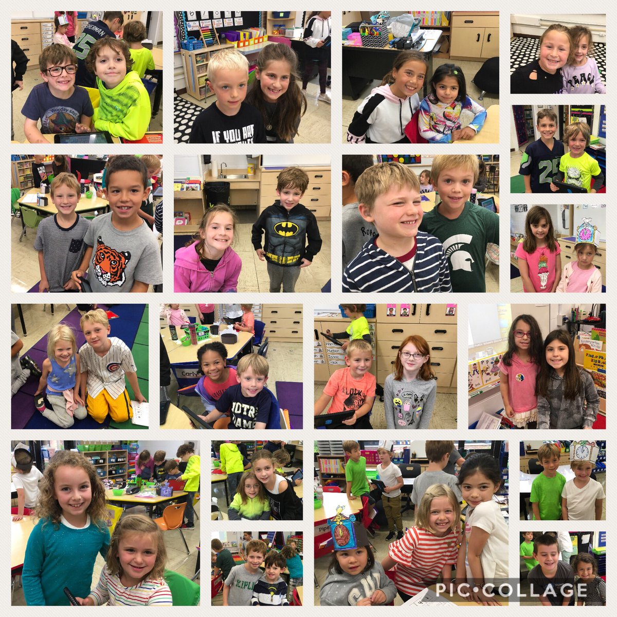 We had so much fun meeting our Kindy buddies for the 1st time &amp; helping them learn how to use #Seesaw <a href="/MeghanBolon/">Meghan Bolon</a> #engage109 #kip109