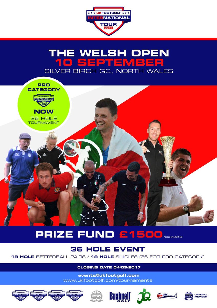 SilverBirchGC's tweet photo. #WelshOpen2017 @SilverBirchGC this Sunday. Practise from 1pm Saturday 9th. @UKFootgolf @footgolffinder @PaulOliver @Boulty10 @MMFootgolf https://t.co/2mNUiUWckK