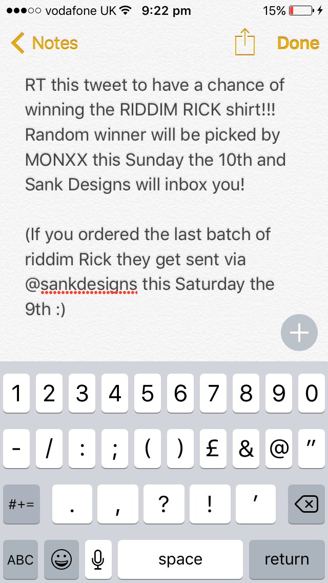 monxxbeats's tweet photo. Ey peeps were back for one last batch of the riddim Rick shirts :) make sure to check the competiton 🤙🏽
Buy: https://t.co/B7mnv7WkTq https://t.co/B2D8oFYtaE