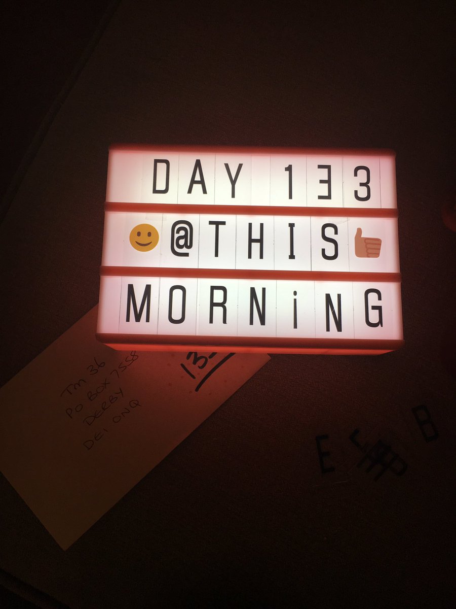 clarekeech's tweet photo. #day133 #competition #thismorning #loosewomen #itv #experiment 🤞🏻📮@hollywills @Schofe @RuthieeL @EamonnHolmes @AlisonHammond2 @Rylan https://t.co/MiQeOBG3M6