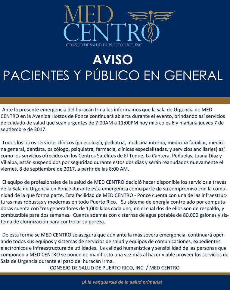 MedCentro tweet media