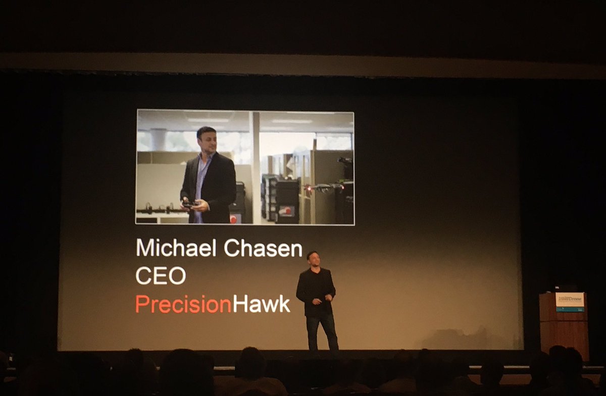 The FAA ✈️ (@faanews) on Twitter photo UAS #DAC member and <a href="/PrecisionHawk/">PrecisionHawk</a> CEO, Michael Chasen speaks at #InterDrone about the #innovation of #drones. UAS #DAC member and <a href="/PrecisionHawk/">PrecisionHawk</a> CEO, Michael Chasen speaks at #InterDrone about the #innovation of #drones.