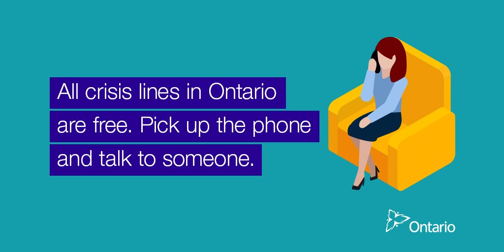 ONThealth's tweet photo. Suicidal thoughts can affect anyone. There are #helplines for every age. https://t.co/bm8OtDgghX #WorldSuicidePreventionDay #WSPD2017 https://t.co/aRLedH52yr