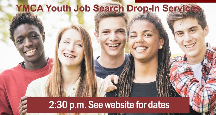 YMCA Youth Job Search drop-in! Community Centre Library, Thursday September 7th, 2:30 p.m. Résumés, interviews and more! .<a href="/YMCANiagara/">YMCA of Niagara</a>