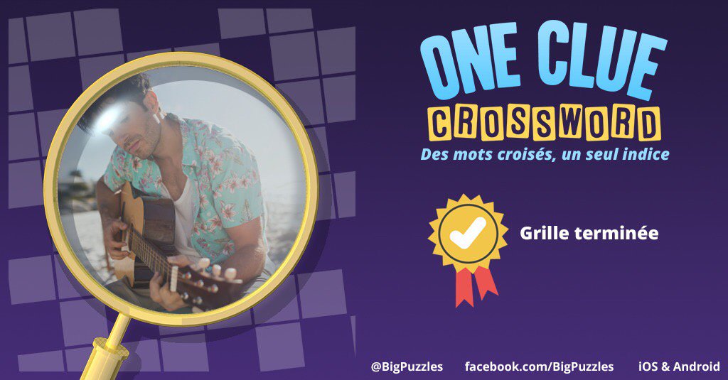 J'ai terminé une grille de mots croisés dans One Clue Crossword.
onecluecrossword.com #OneClueCrossword