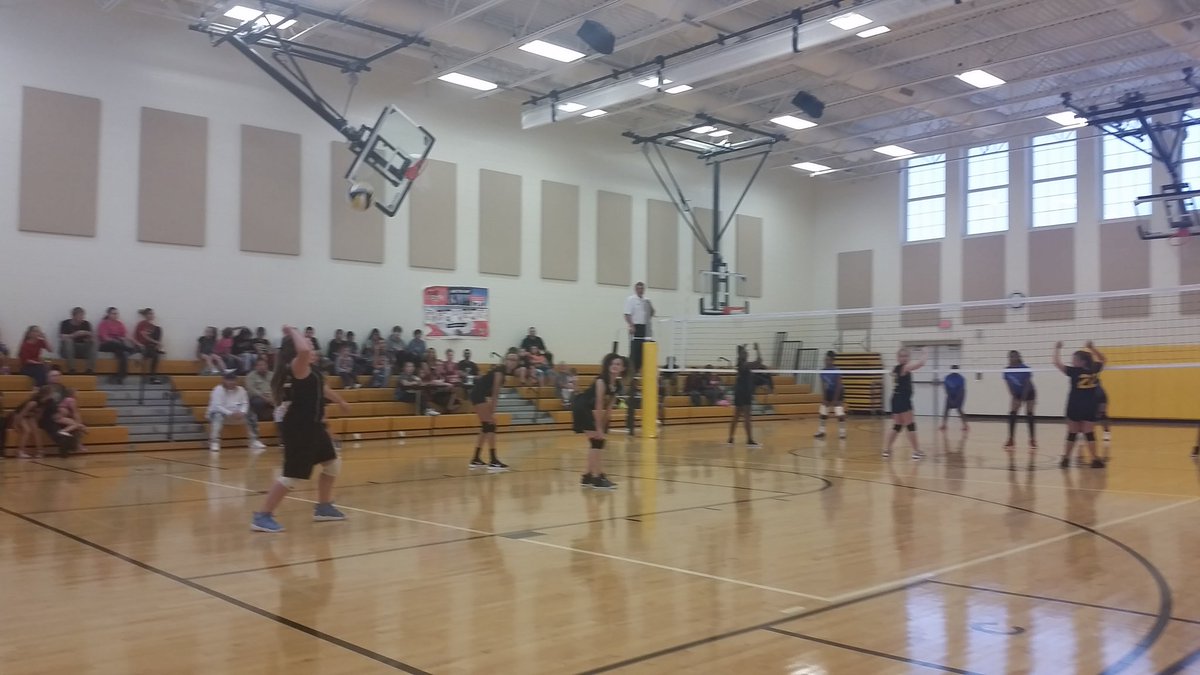 sowders_jamie's tweet photo. Super proud of our Lady Jags Volleyball team. First match, won in 2 games, 25-10 & 25-7. #SPJagPride https://t.co/XMH2cRPjeF