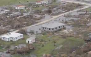 the_real_shull's tweet image. @abstvradio flying over #barbuda with PM Gaston Brown. Brown said country is rubble..60% of homes destroyed.
Pics courtesy of @abstvradio