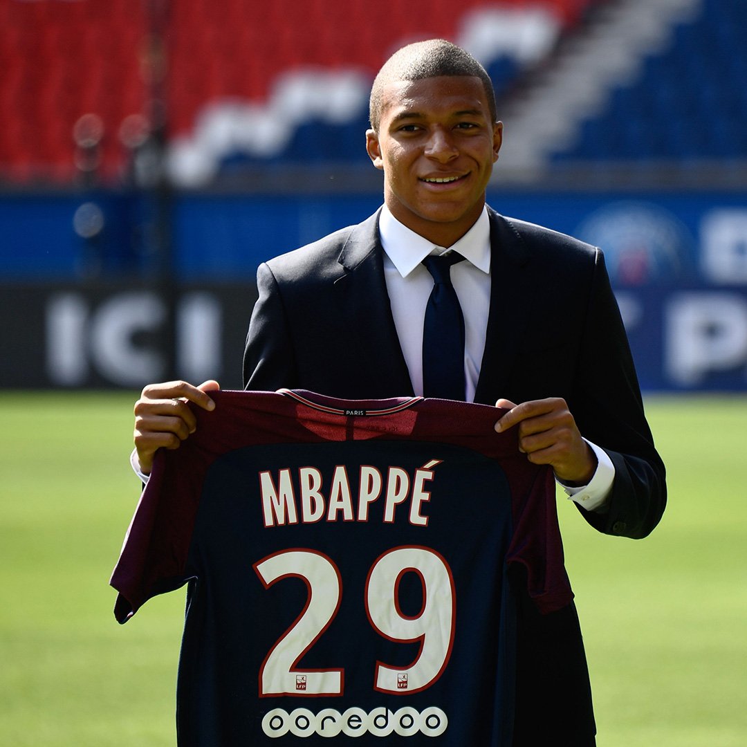 Get used to seeing Kylian Mbappe with this PSG kit ⚽️