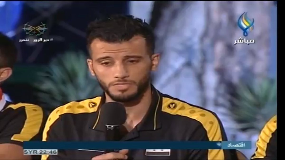 MousaAlomar's tweet photo. عمر السومة من دمشق:
أشكر سيادة الرئيس بشار الأسد على دعمه للرياضة والرياضيين!
مبروك!ربحت طاغية وخسرت محبة الملايين..بكره نحكي https://t.co/HQoxiaKQW0