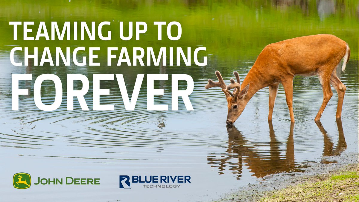 BlueRiverTech's tweet image. Big news – we’ve been acquired by @JohnDeere to provide farmers with tech that will transform  food production  buff.ly/2w99fSE