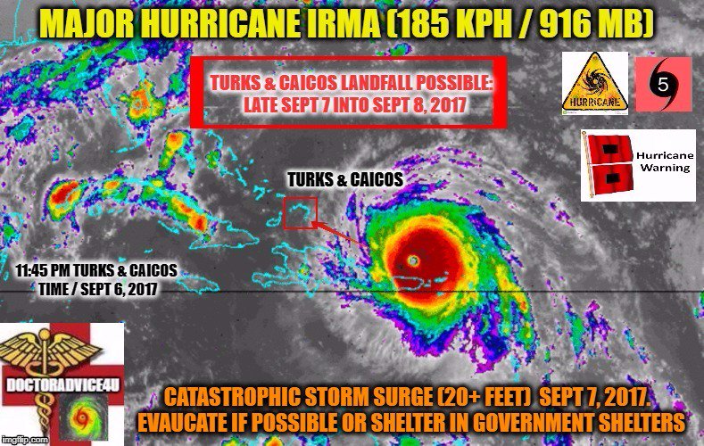 GlobalCyclones's tweet photo. * #TurksandCaicos: #IRMA
- #CockburnTown #Cockburn #Bahamas #Nassau #Mayaguana #CrookedIsland #LongCay
- BLOG/MAPS
https://t.co/Y8YgxIWvb0 https://t.co/tgpkwqMQGM