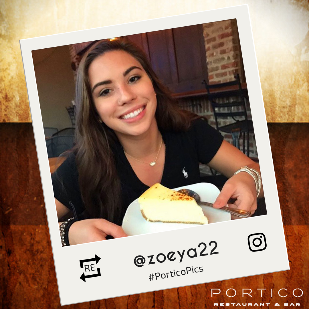 PorticoMonroe's tweet photo. 📸 credit: Zoeyyyy!  Thanks for sharing your #porticopic with us!
❝Best cheesecake everrr❞ @zoeya22  
#repost #regram #porticomonroe https://t.co/iYEESZdUhi