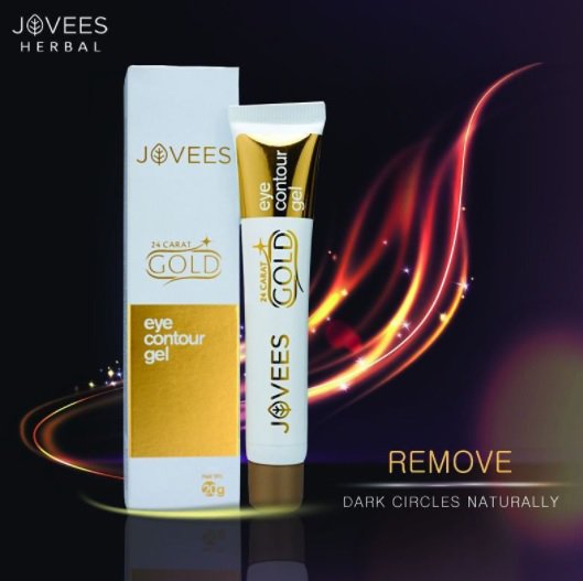jovees 24 carat gold eye contour gel