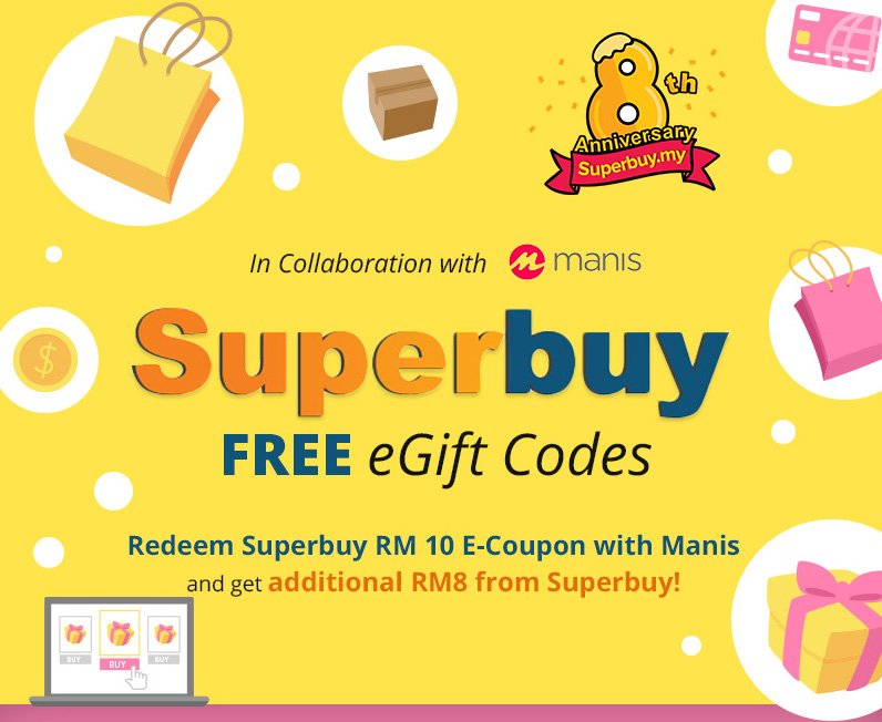 getmanis's tweet photo. Don't miss out on Superbuy's #SuperCelebr8tion deals on Manis' Rewards Store now &amp; enjoy your shopping at an exclusive price! 😜 https://t.co/JwnDXJbtLh
