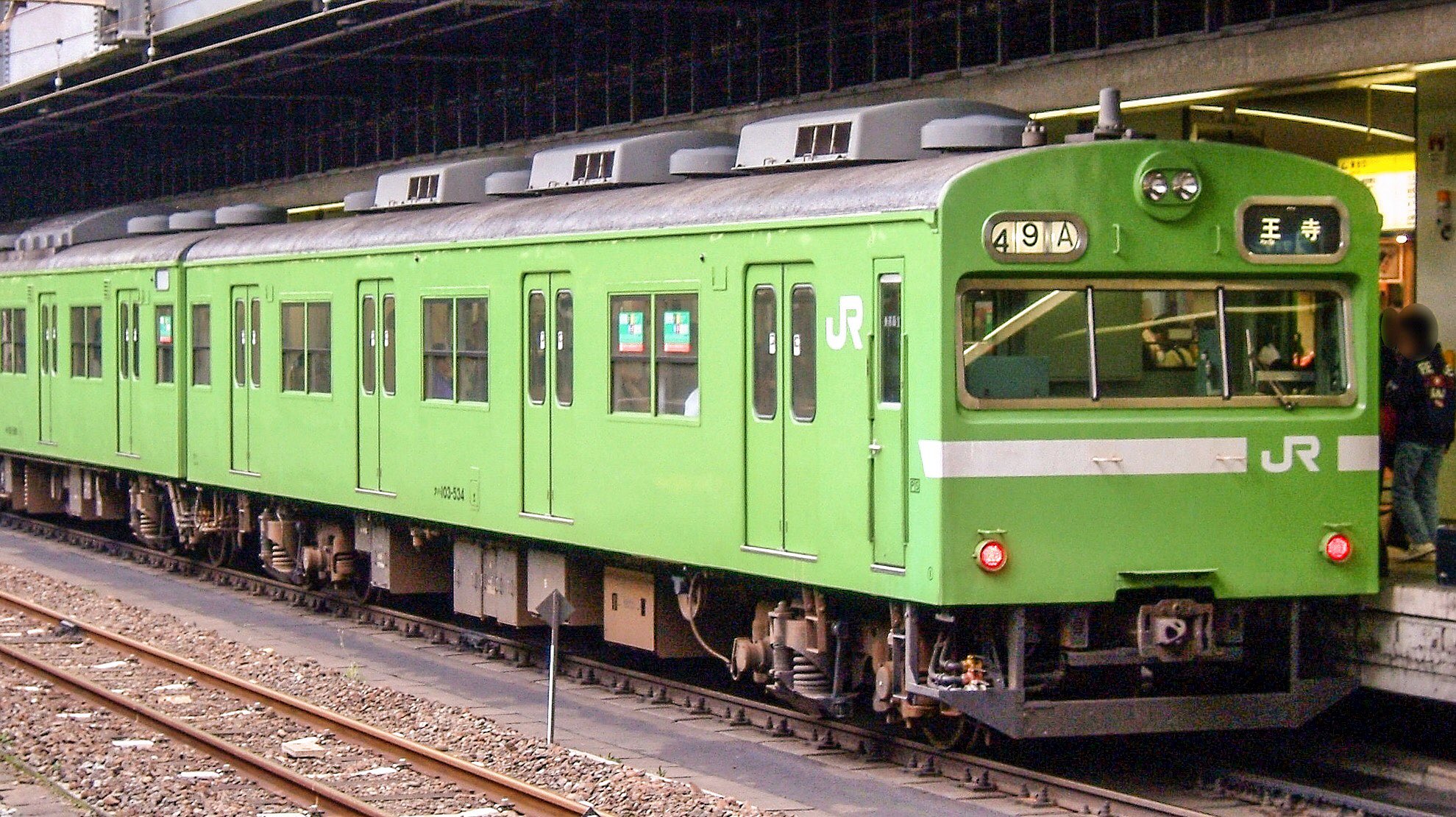 １０３系　クハ103-760 検査表記 103系 SA01編成 | 大阪環状線・桜島線 (森ノ宮電車区) | 写真館