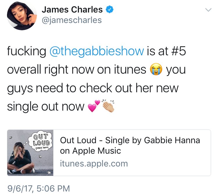 UpdatingGabbie's tweet photo. Some YouTubers supporting #OutLoad https://t.co/V9M9CqJiga