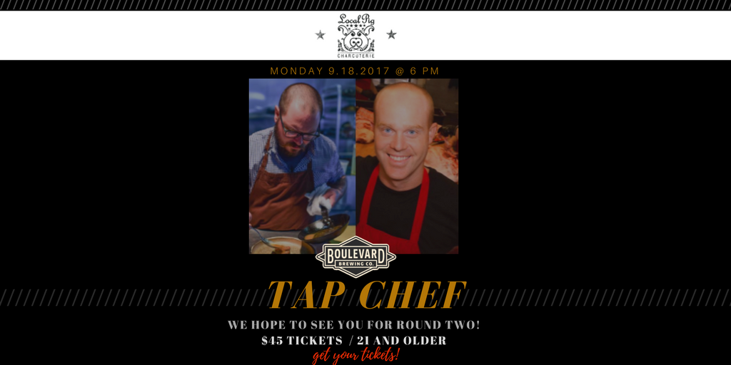 thelocalpigkc's tweet photo. Grab your tickets! Visit https://t.co/bpGS7flJiy #eventskc #tapchefkc #beerevents kc @thelocalpigkc  @Boulevard_Beer @hankcharcuterie https://t.co/iBrdFbUa5r