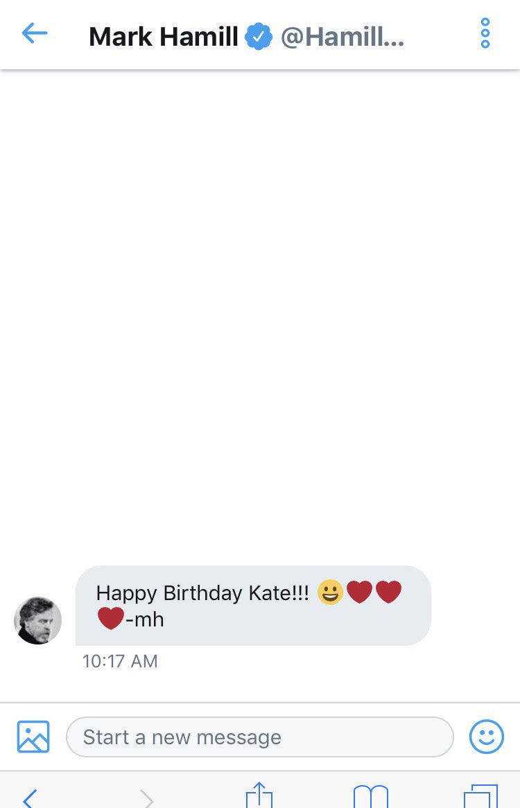Omg mark just wished me happy birthday he's such a legend I love him ❤️💕