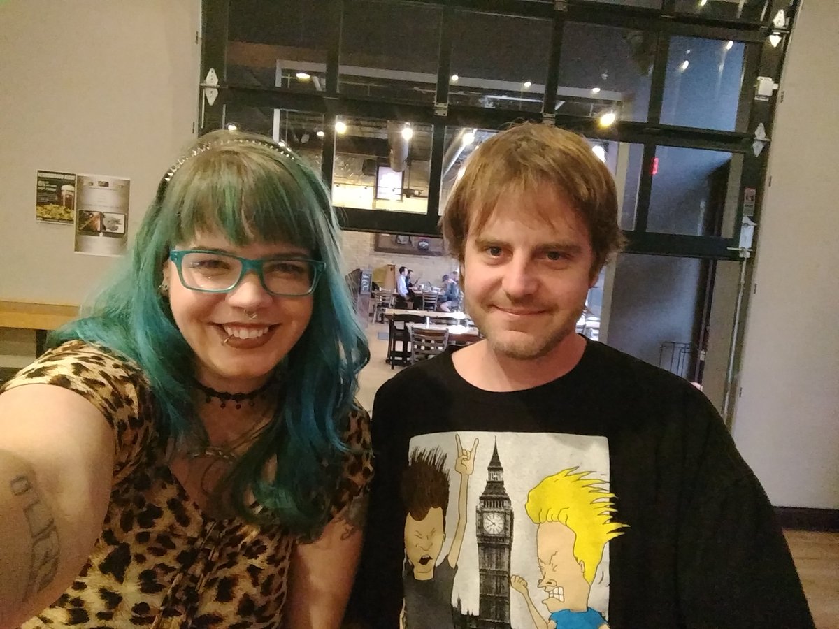 NCBDMN's tweet photo. Tonight's guest @livingorgan with co-host @thekatyrex! Excited to learn more about the Punisher and about our sponsor @HotComics. https://t.co/PzZvSaprUR