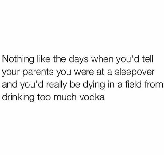 this sums up last night, except Sky was lost in the field &amp; my drunk ass was trying to find her... aaand her parents gave us the vodka. 💀