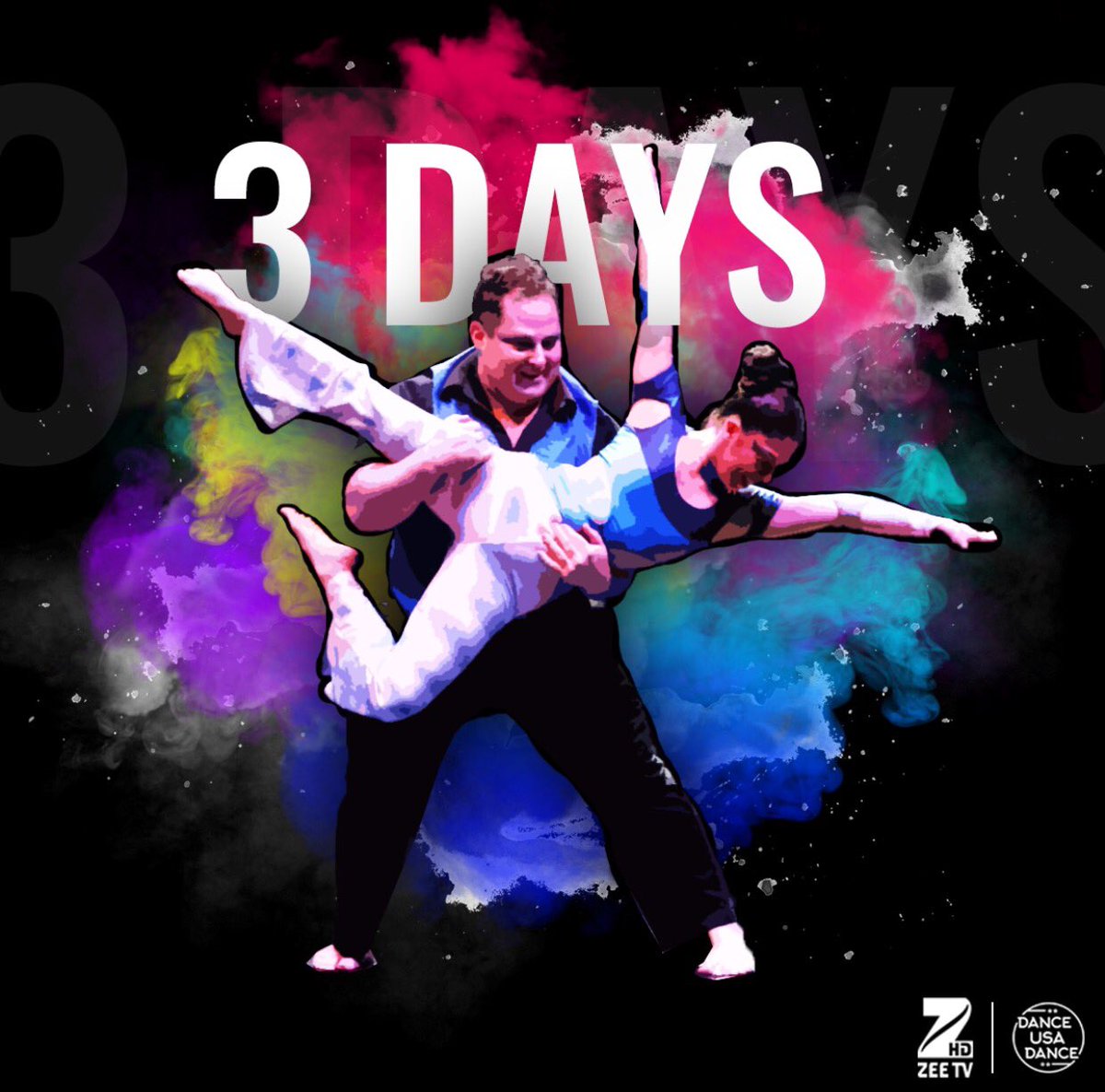 Exclusively happening in 3 days! #DanceUSADance premiering on @ZEEAmericas this Saturday!