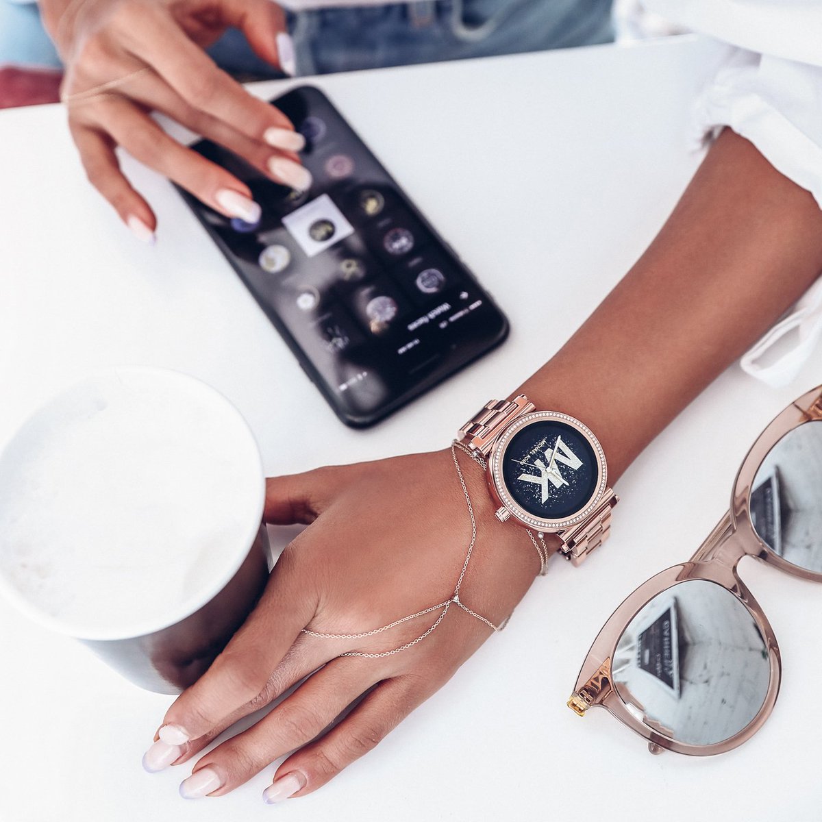 Create custom dials on the go with our michael kors access sofie smartwatch à la . - scoopnest.com