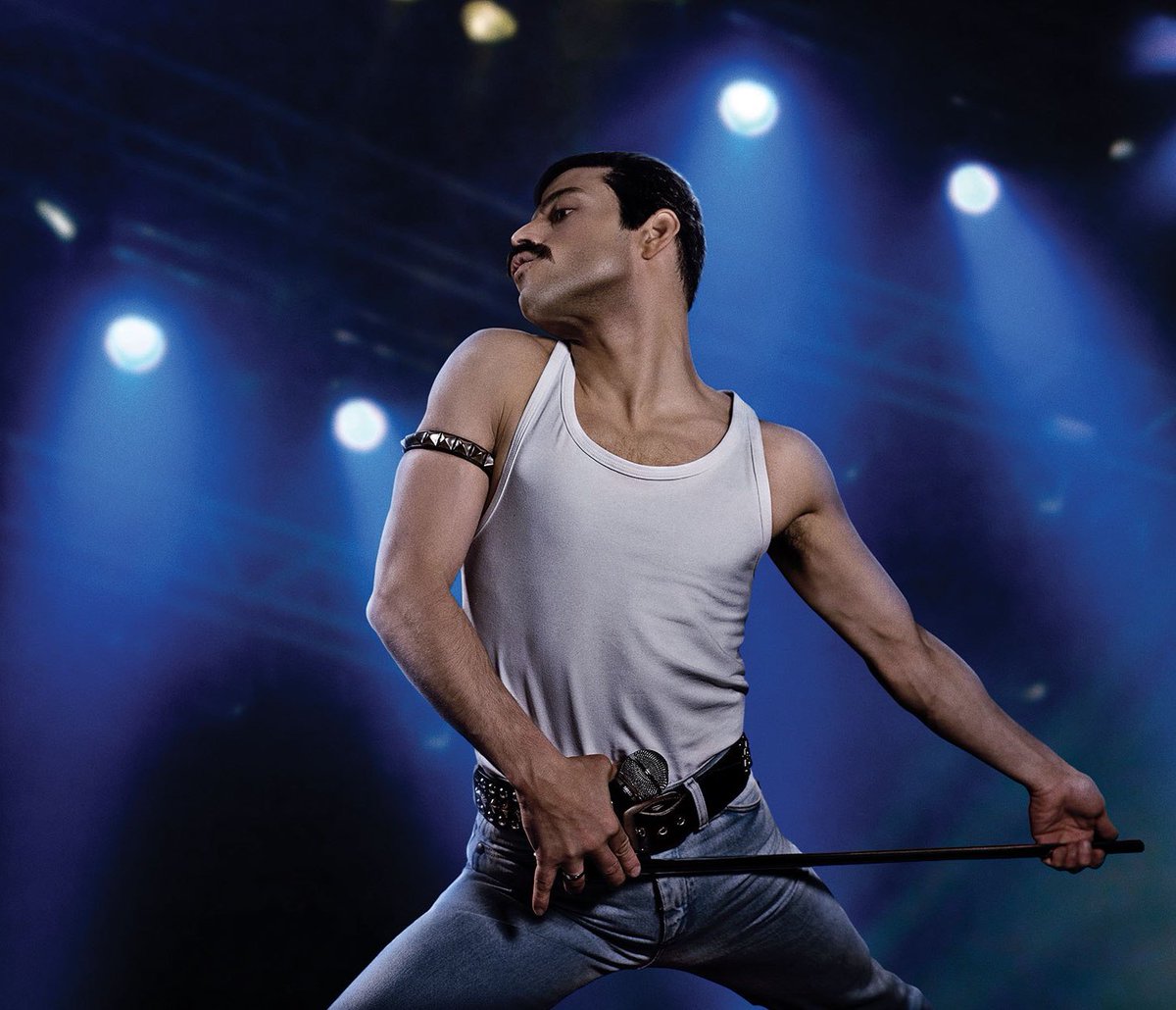Dubai92's tweet photo. The first look of Rami Malek (you might know him from Mr Robot) as Queen's Freddie Mercury. What do you think? ๐คต๐ป#92BREAKFAST https://t.co/tguK8qxES4
