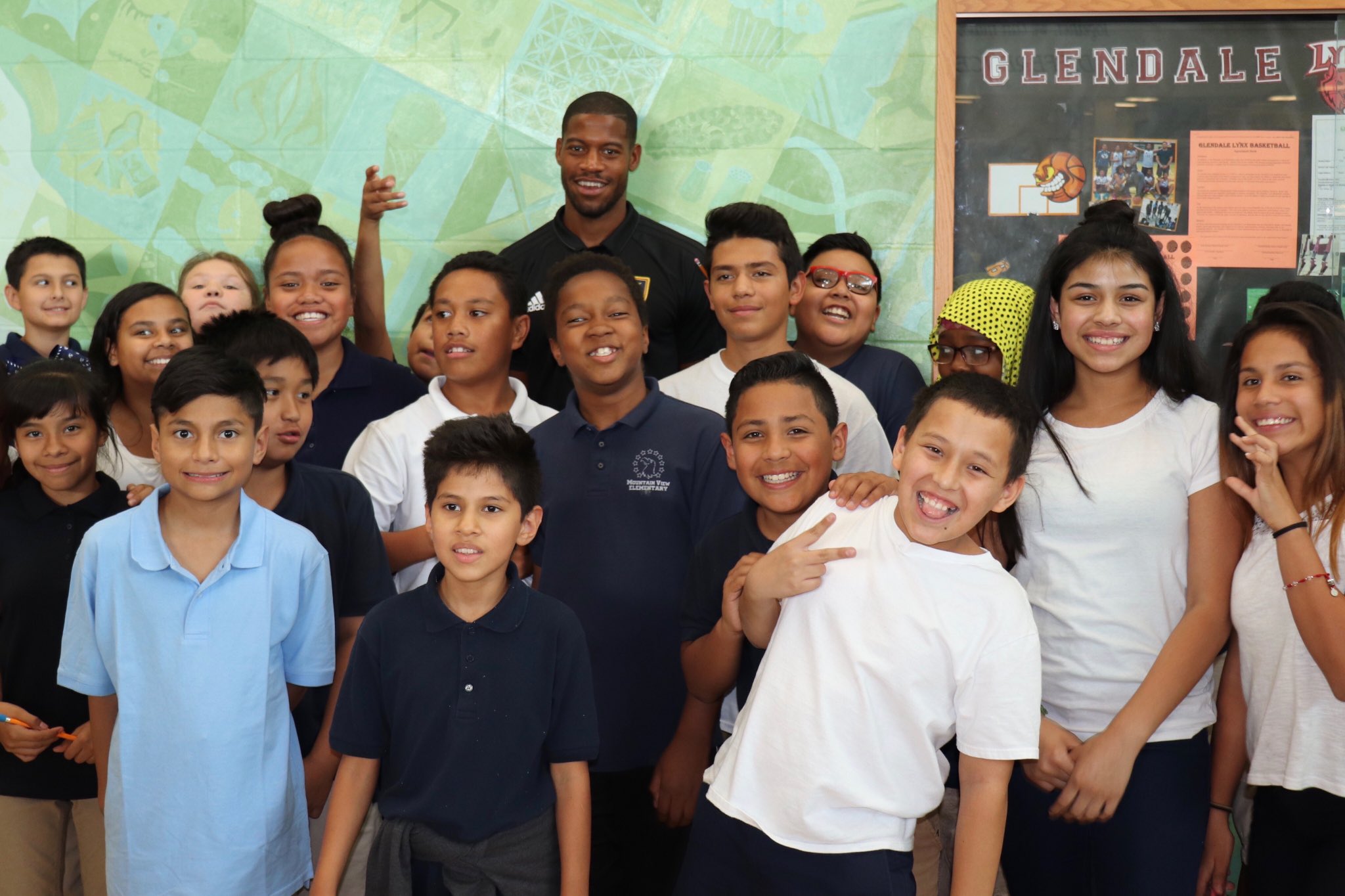 Spent his birthday motivating 200 students to set goals and dream big. Happy Birthday Chris Schuler! 