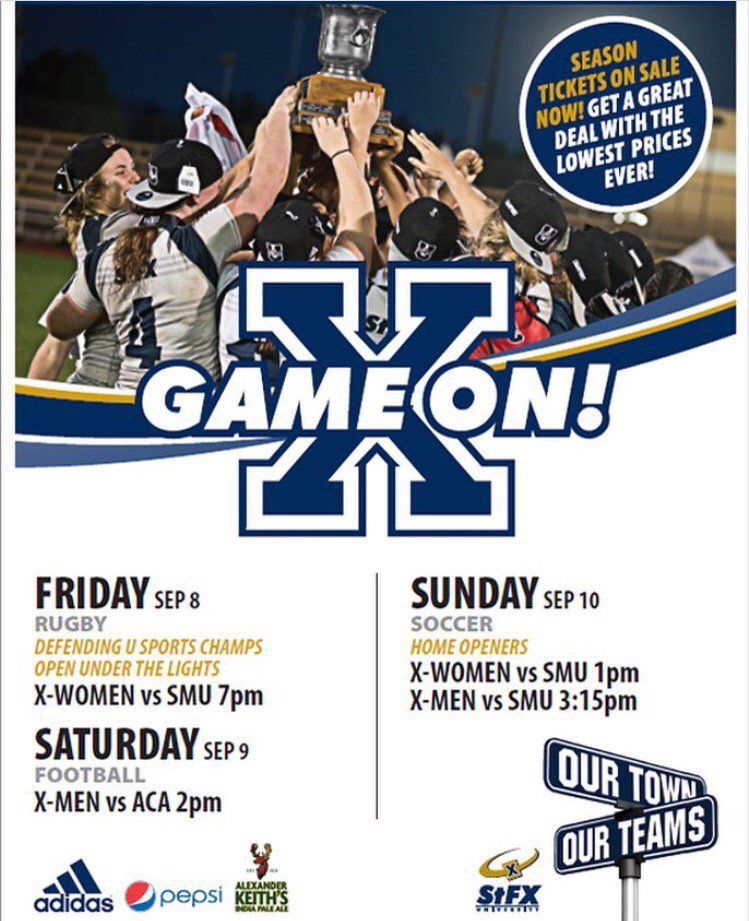 kentmacdonald's tweet photo. No better way to spend a Friday night than watching the  Canadian Champions (StFX Women's Rugby) take the field! https://t.co/S6qh4XCfuC