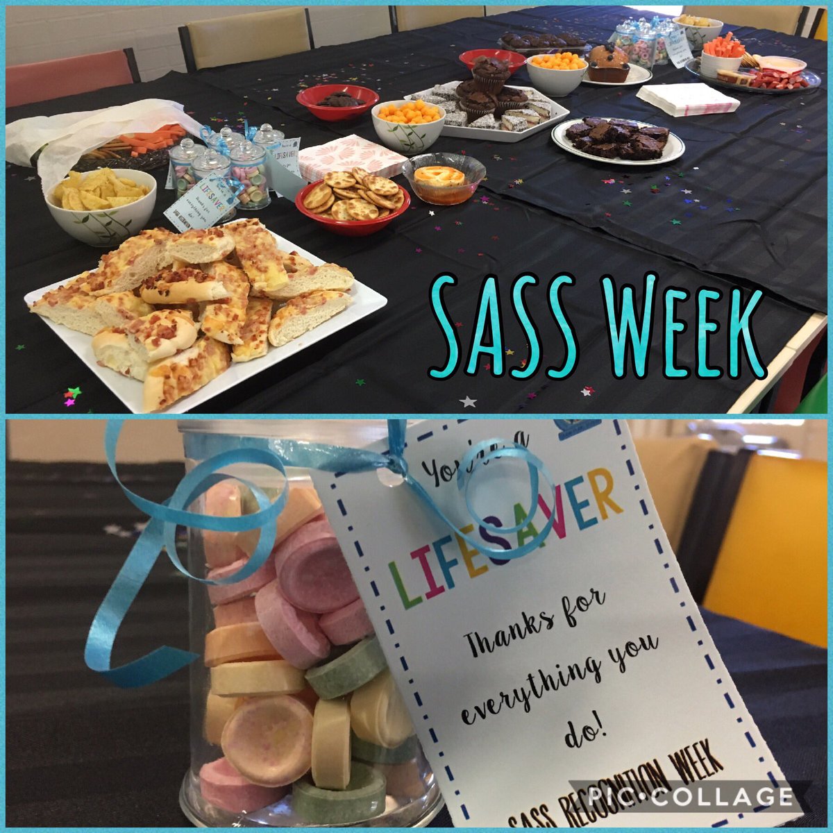 Thanking our AMAZING SAS Staff with a morning tea and some special goodies. They're what make our school go 'round! <a href="/m_predl/">Megan Predl</a> <a href="/mserafim1/">Maria Serafim</a>